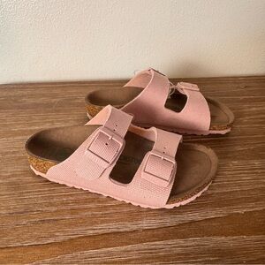 Birkenstock Arizona Girls Pink Sandals Size 30 New
